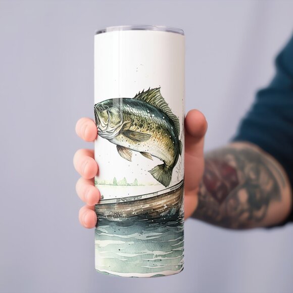 Fisher travel coffee mug gift set, tumbler with straw and more - Picture 3 of 4